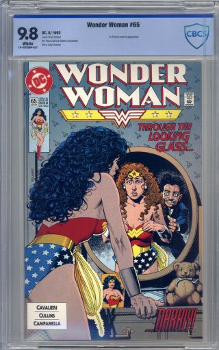 Wonder Woman 65 (1987 Series) Cbcs 9.  8 Bolland,  Dr Psycho Cover & Story