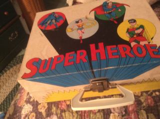 Vintage Superman Dc Comics 1978 Record Player Selectible 45/33 Rpm