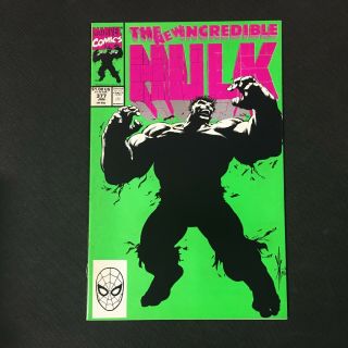 The Incredible Hulk 377 (1st Professor Hulk) Nm 9.  4 Jan 1990