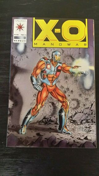 1992 Valiant Comics X - O Manowar 1 Vf/nm Bagged & Boarded Flat Rate