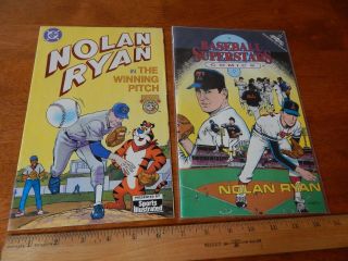 Baseball Superstars Comics 1 (nov 1991,  Revolutionary),  Dc Comic " Nolan Ryan "