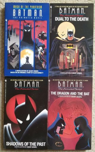 Batman The Animated Series Paperback Book Set Complete Dc Batman