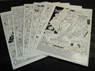 Art Story (archie 411) 6 Pages Complete Stan Goldberg 1993 Art 396