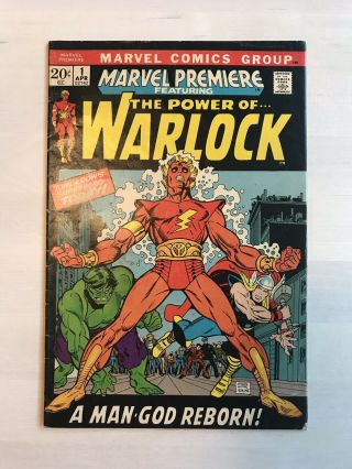 Marvel Premiere 1 - 1st Him As Adam Warlock (marvel Comics,  1972)