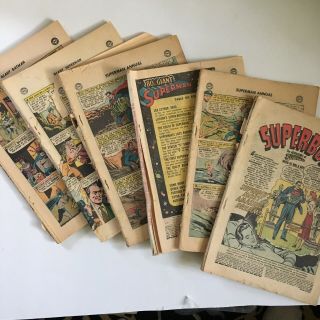 32 Incomplete/coverless Silver Age Superman And Batman Comics