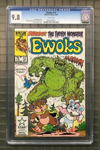 Ewoks 12 Marvel Comics 1987 Cgc 9.  8 Star Wars