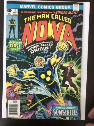 Nova 1 Bronze Age Comic Book Key Issue 1st Appearance