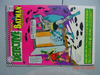 Detective Comics 364 1967 Bob Kane Art Silver Age Riddler App F,