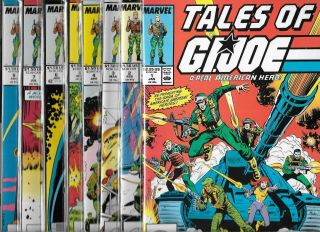 Tales Of Gi Joe A Real American Hero 1 - 15 Set (nm -) Copper Age Marvel Series