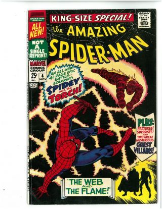 Spider - Man Annual 4 - November 1967 - Silver Age Comic