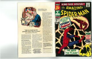 SPIDER - MAN ANNUAL 4 - NOVEMBER 1967 - SILVER AGE COMIC 4