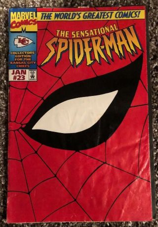 Sensational Spider - Man (1st Series) 23 Kansas City Chiefs Collector 