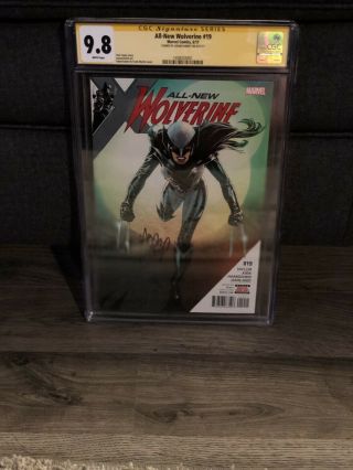 All Wolverine 19 Cgc 9.  8 Signed By Adam Kubert As Signature Series
