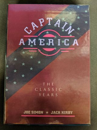 Captain America The Classic Years Vols.  1 - 2 Slipcase Hardcover Eb32