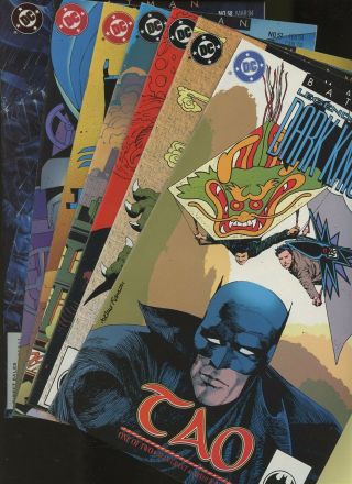 Batman: Legends Of The Dark Knight 52,  53,  54,  55,  56,  57,  58 7 Books Dc Comics