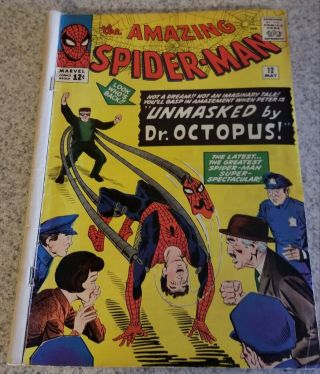 The Spider - Man 12 (may,  1964 Marvel) Gd,