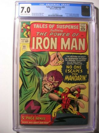 Tales Of Suspense 55,  Cgc 7.  0,  Ask For Best Shipp.  Quotes On Mult.  Wins