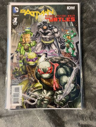 Dc Idw Batman/teenage Mutant Ninja Turtles Issues 1 - 6 Complete Set Cover A