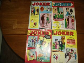 4 Joker Magazines Humorama Bill Ward Art May 70 Nov 72 Aug 72 Aug 71