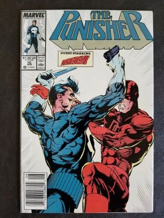 The Punisher 10 With Daredevil Marvel (1987 Series) Nm