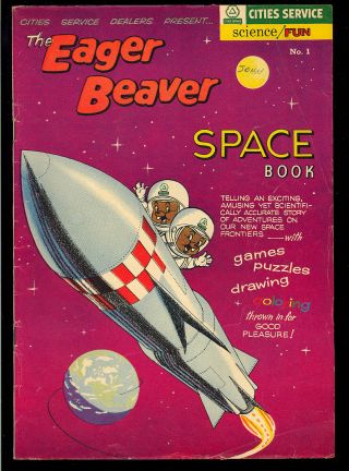 Eager Beaver Space Book 1 Not In Guide Giveaway Comic 1962 Vg