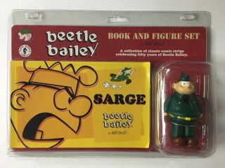 Beetle Bailey Sarge Book And Figure Set Mort Walker Moc