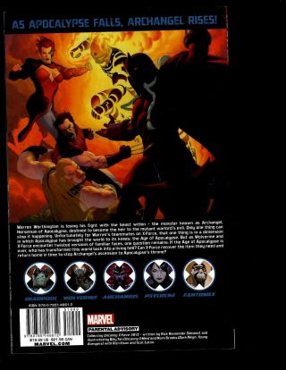 Uncanny X - Force Vol.  3 Dark Angel Saga 1 Marvel Comic Book TPB Graphic J401 2