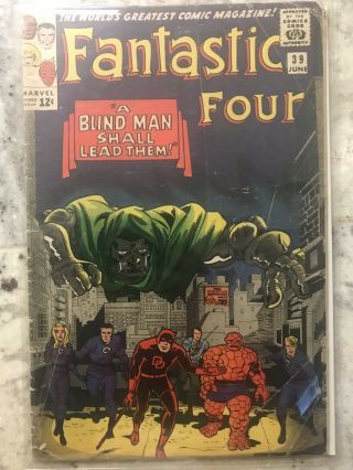 Fantastic Four 39 (jun 1965,  Marvel Comics) Stan Lee More Listed
