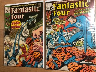 Fantastic Four 114 & 115 The Secret Of The Eternals - Part 2 & 3 Of 4 Fn