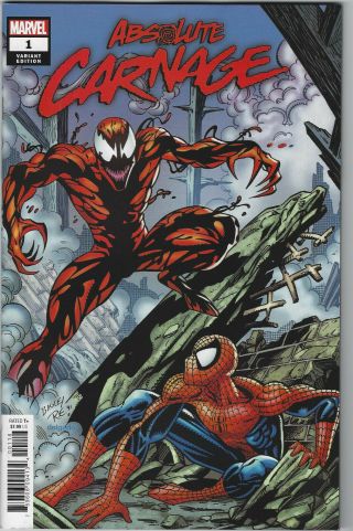 Marvel Absolute Carnage 1 1:100 Mark Bagley Variant Hot Actual Scans
