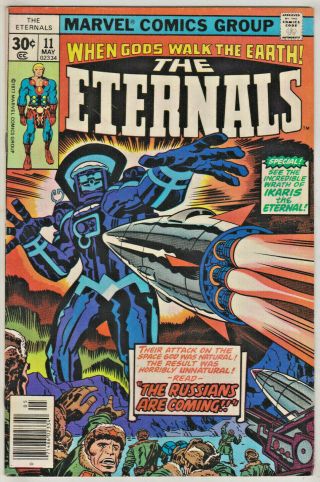 Eternals 11 Fn 1977 Jack Kirby Marvel Bronze Age Comics