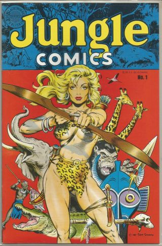 Vintage Comic Vault Find: Jungle Comics 1 (nm/m) Dave Stevens Blackthorne