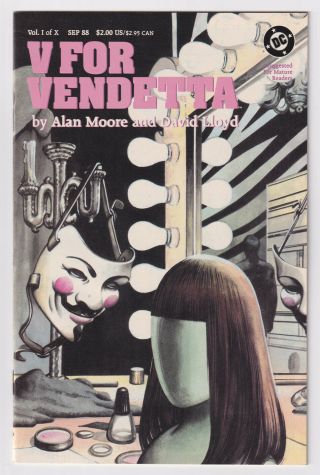 V For Vendetta 1 - 10 (1988 - 89) Complete Set,  Individually Scanned; High - Grade Nm