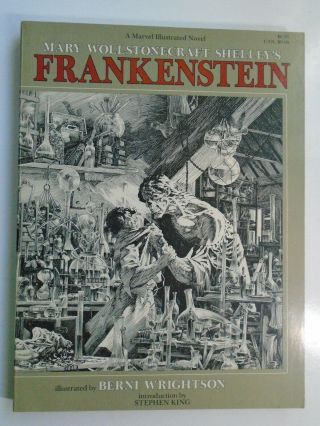 Frankenstein,  Berni Wrightson,  Stephen King,  Marvel Novel,  Vf,  8.  5,  1983