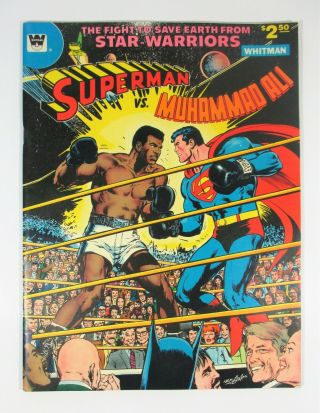 Superman Vs Muhammad Ali Treasury Edition Vf Whitman Variant Dc Comics