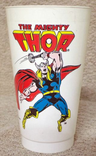 Mighty Thor Marvel Heroes 7 - 11 Cup 1975 Avengers
