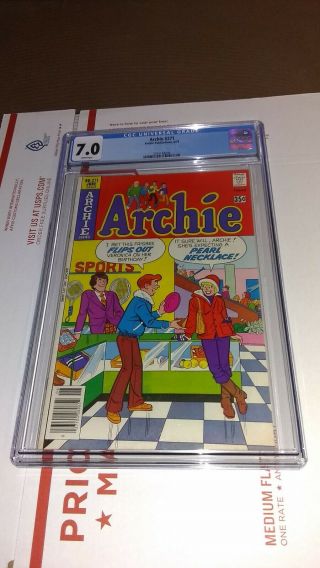 Archie Comics 271 Cgc 7.  0 Betty Pearl Necklace Cover