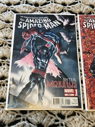 Spider - man 700 and 699.  1 NM - Set Morbius Doc Ock Superior Spider - Man 2