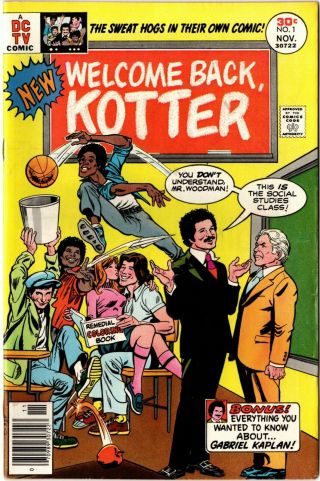 Welcome Back Kotter Comics No 1 And No 2,  1976,  1977,  Vintage Dc Tv Comic