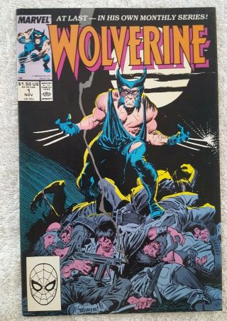 Wolverine 1 1988 Series Nm 9.  2,  Est.  Huge Going On Now