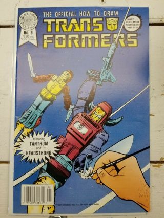 Official Blackthorne How To Draw Transformers Tantrum Headstrong Decepticon 3 3