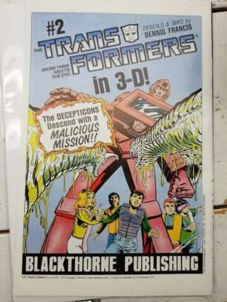 Official Blackthorne HOW TO DRAW TRANSFORMERS Tantrum Headstrong Decepticon 3 3 2