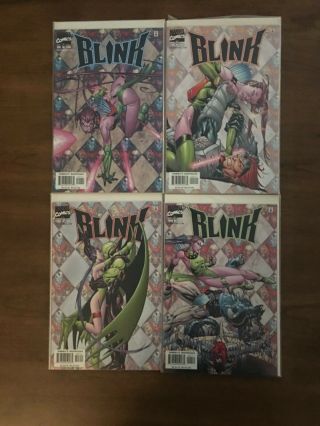 Blink 1 - 4 Complete Set Marvel Comic 2001 Vf/nm X - Men Age Of Apocalypse