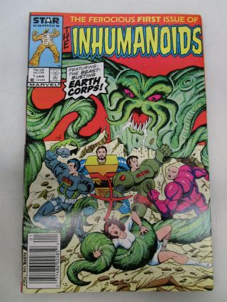 Inhumanoids 1 2 3 4 1 - 4 Full Run Complete Set 1987 Toy Cartoon Marvel Star Comic