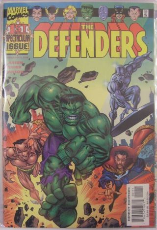 Defenders 1 - 12 Marvel Comic Set Complete Larsen Busiek Reis Frenz Janson 2001 Nm