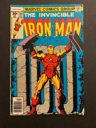 Iron Man 100 Anniversary Issue (jul 1977,  Marvel) Vg