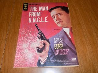 The Man From Uncle 1 (1965) Gold Key,  Robert Vaughn Photo Cover