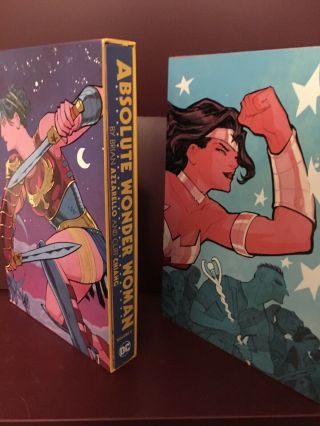Dc Absolute Wonder Woman By Azzarello 1 2 Set Hardcover Hc Slipcase 52