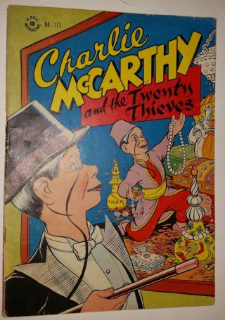 1st Charlie Mccarthy 171 Dell 1947 Golden Age Four Color Comic Vg/fn 5.  0