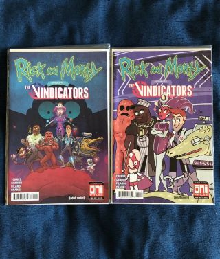 Rick & Morty Presents The Vindicators 1 - Variant - First Comic App Pickle Rick